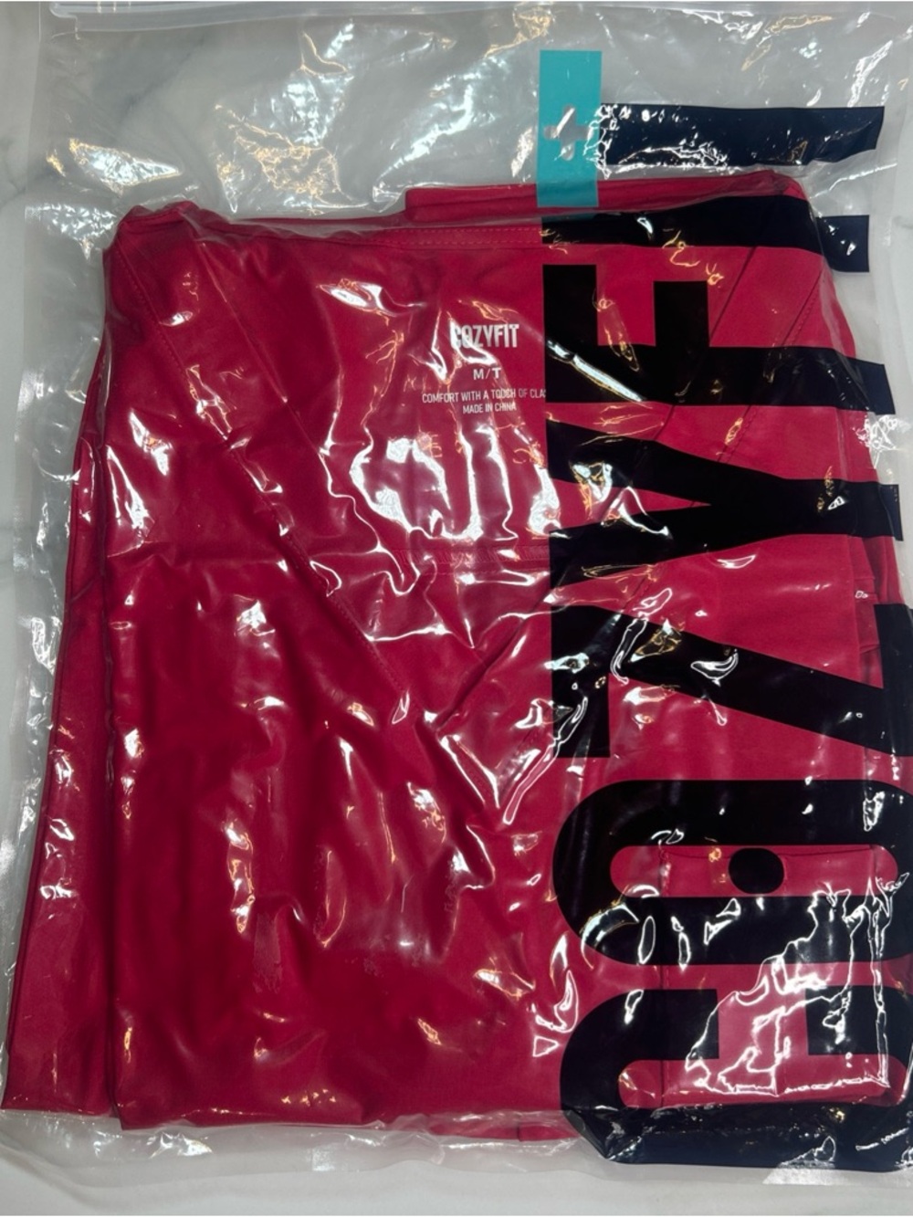 COZYFIT V-Neck Scrub Top &Jogger Pant W/8 Pockets, Anti Wrinkle, M-Tall Hot Pink - Picture 7 of 12